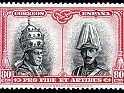 Spain 1928 Pro Catacumbas 80 CTS Red And Black Edifil 428